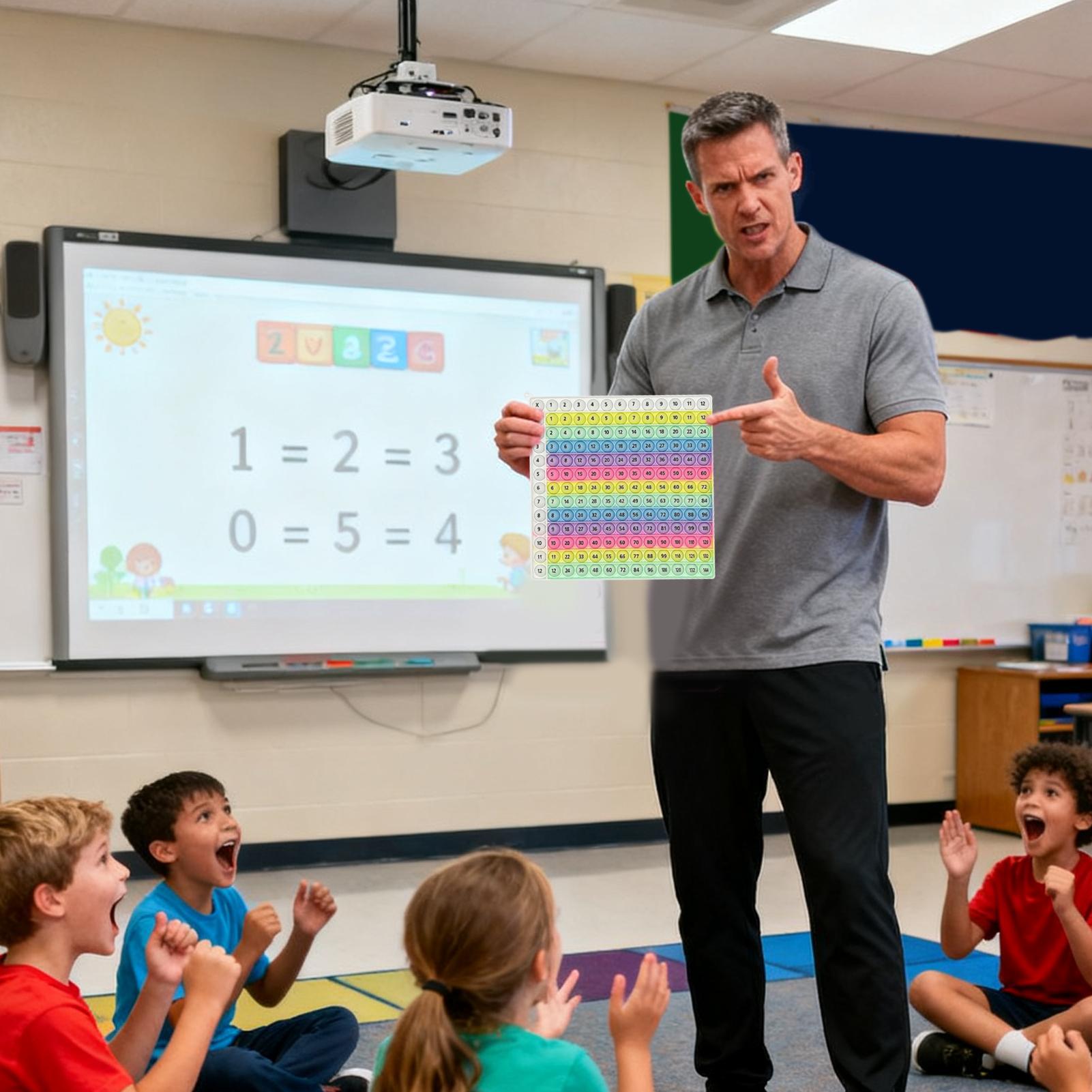 Kids Toys Learning - Multiplication Push Button Board formula practice