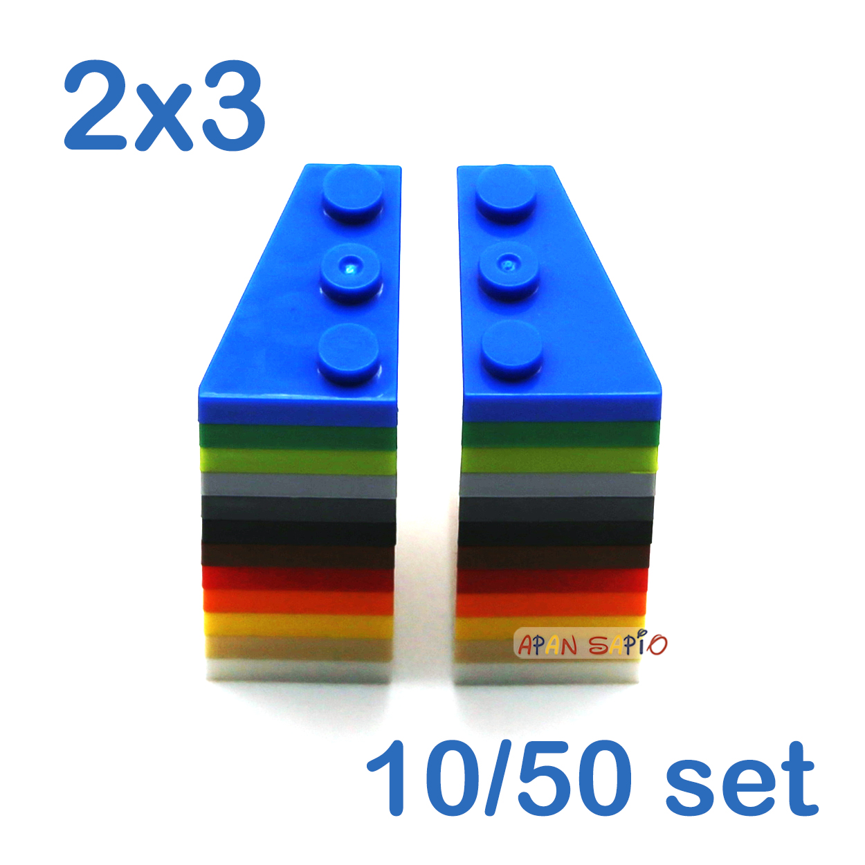 Kids Toys Under $10 - 10/50set DIY Building Blocks Bricks Wedge