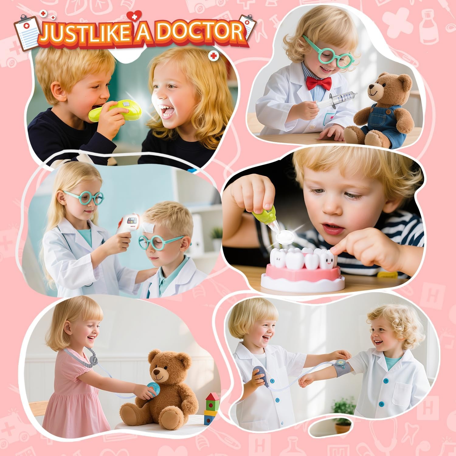 Deluxe Kids Doctor Play Set Pr - đánh giá và giá Kids Toys Doctor Set