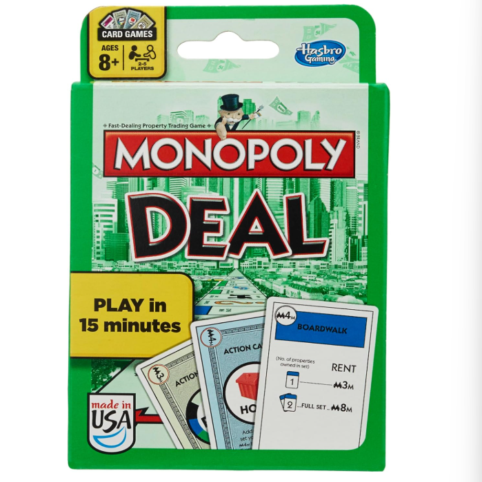 Hasbro Monopoly Deal Card Game - đánh giá và giá Hasbro Game Monopoly