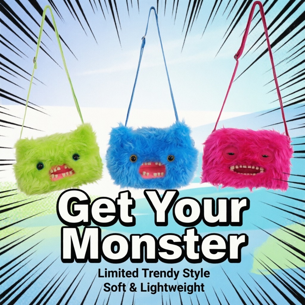 Cute Monster Plush Crossbody B - đánh giá và giá Kids Toys Hong Kong