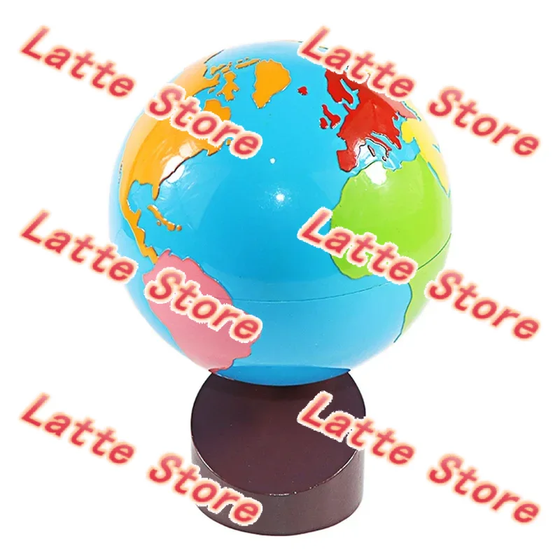 Montessori Continents Globe, W - đánh giá và giá Kids Toys Learning