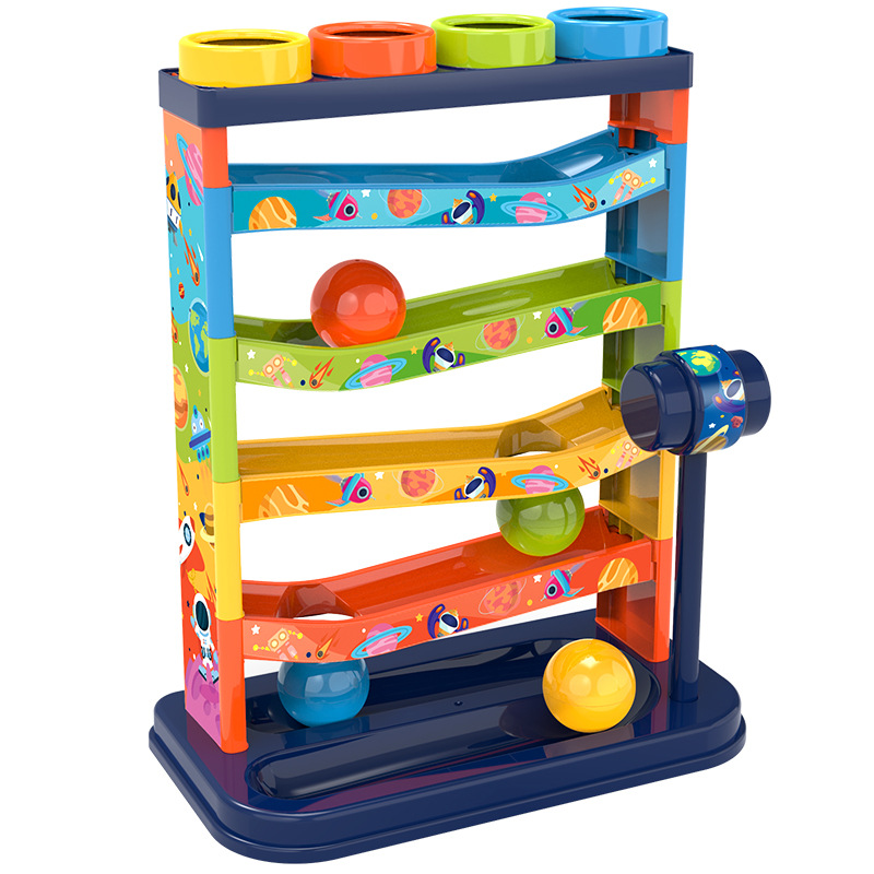 Colorful 5-layer track slide b - đánh giá và giá Kids Toys Learning