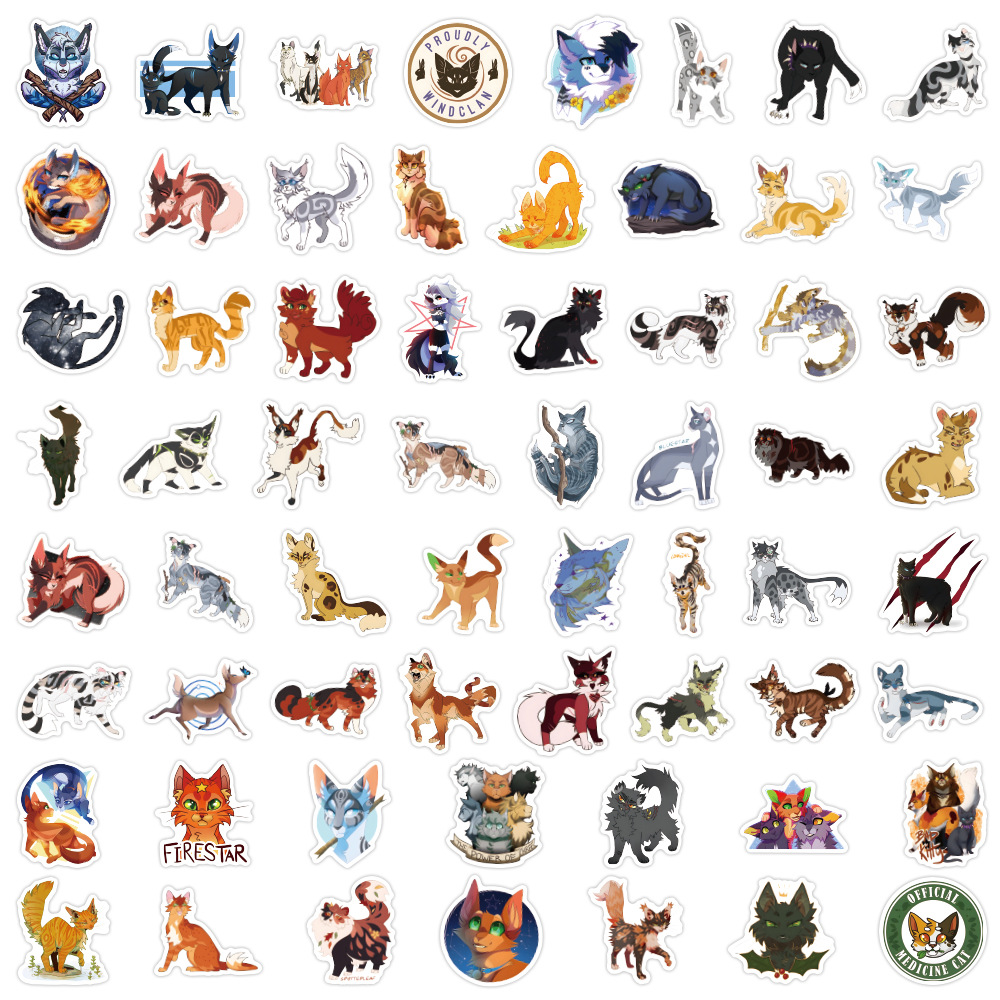 60PCS Warriors Cats Secondary  - đánh giá và giá Kids Toys Cartoon Images