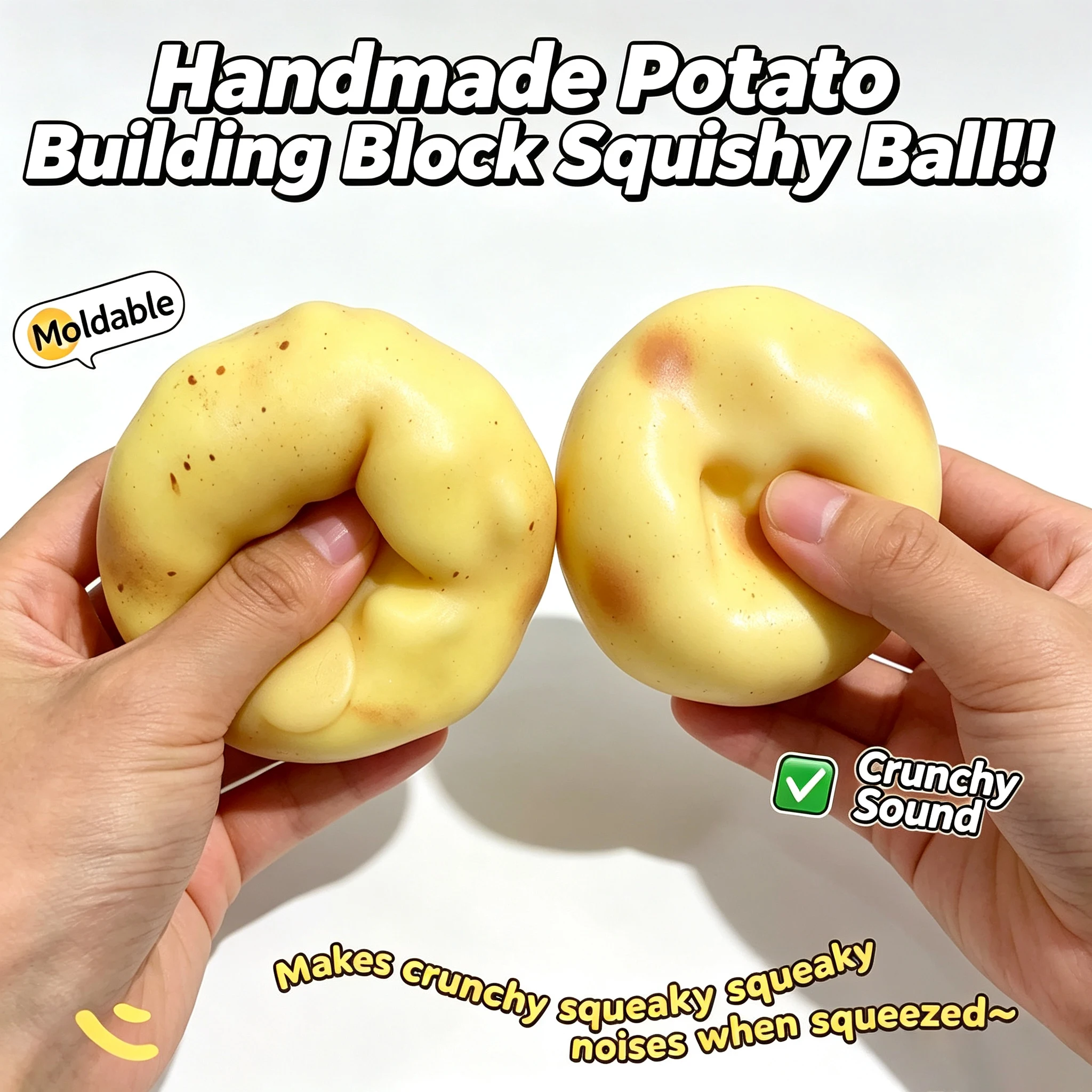 Crunchy Potato Squishy Stress  - đánh giá và giá Kids' Toys