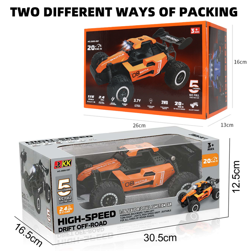 1:16 High-Speed RC Car 2.4G 20 - đánh giá và giá Kids' Toys Channel