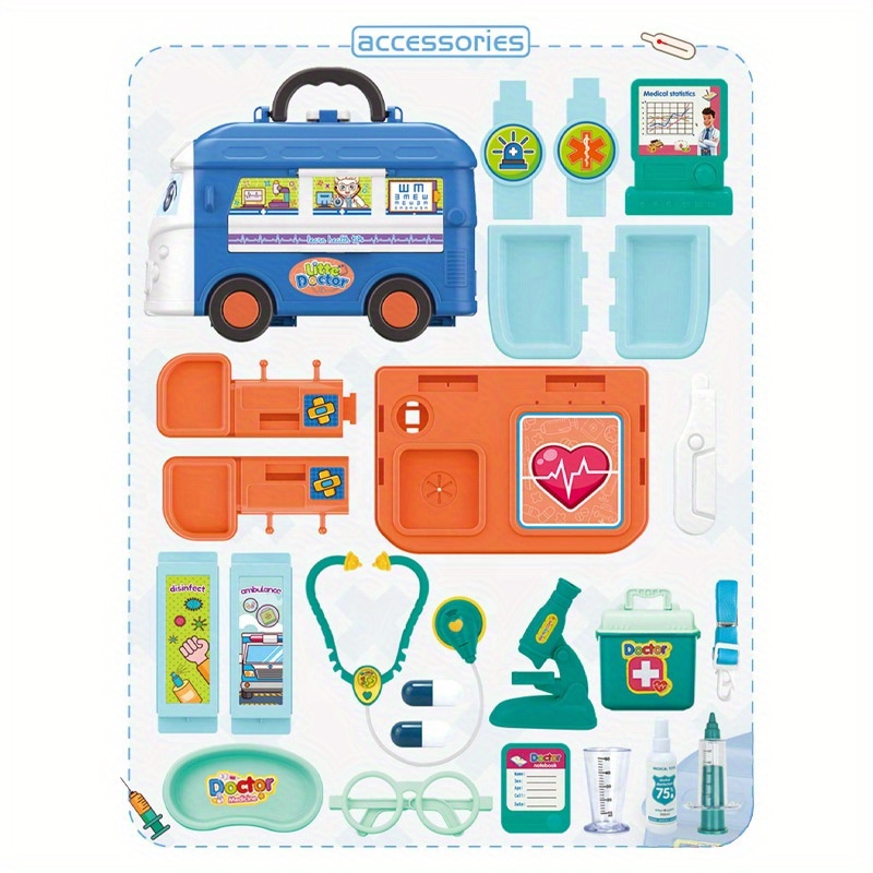 Children Pretend Simulation Pl - đánh giá và giá Kids Toys Doctor Set