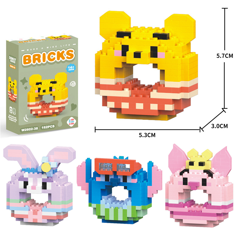New donut image building block - đánh giá và giá Kids Toys Cartoon Images