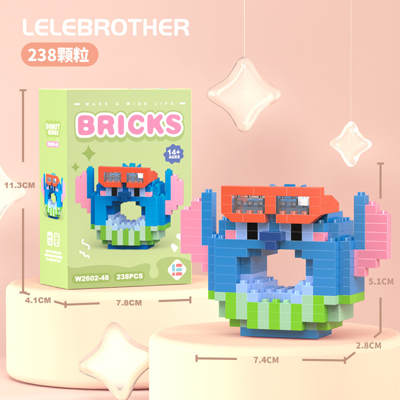 New donut image building block - đánh giá và giá Kids Toys Cartoon Images