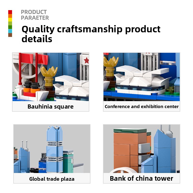 Hong Kong City Micro Block Set - đánh giá và giá Kids Toys Hong Kong