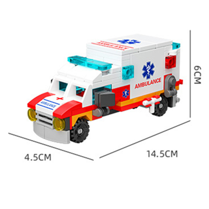 6in1 NEW Ambulance Escort Car  - đánh giá và giá Kids Toys Doctor Set