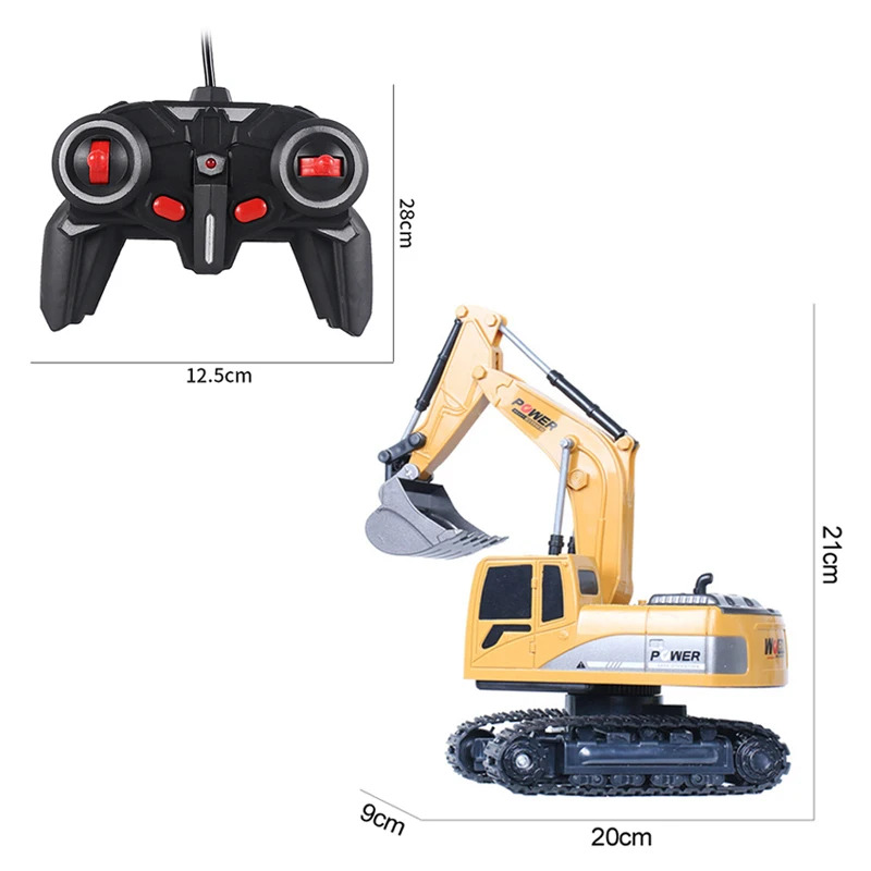 RC Excavator 2.4Ghz 6 Channel  - đánh giá và giá Kids' Toys Channel
