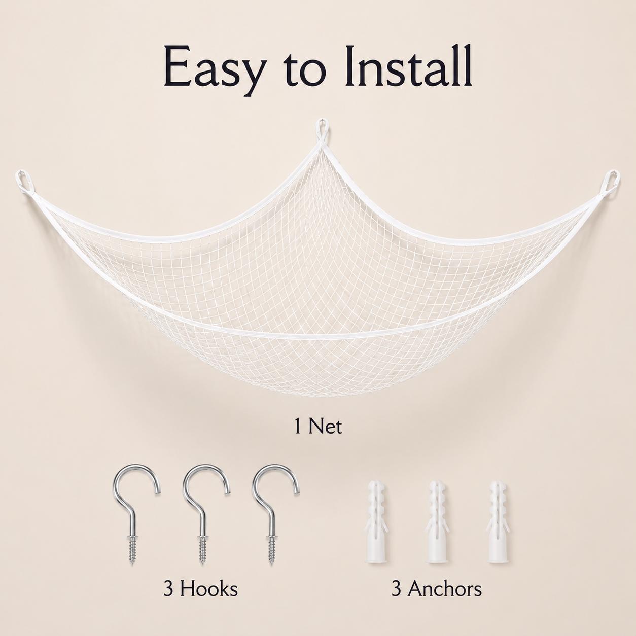 Mesh Toy Storage Hammock Hangi - đánh giá và giá Kids' Toys