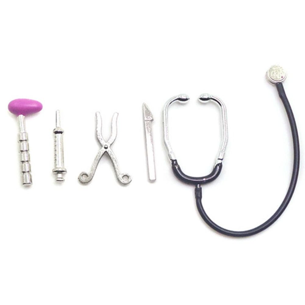 1/6 1/12 Scale Dollhouse Steth - đánh giá và giá Kids Toys Doctor Set