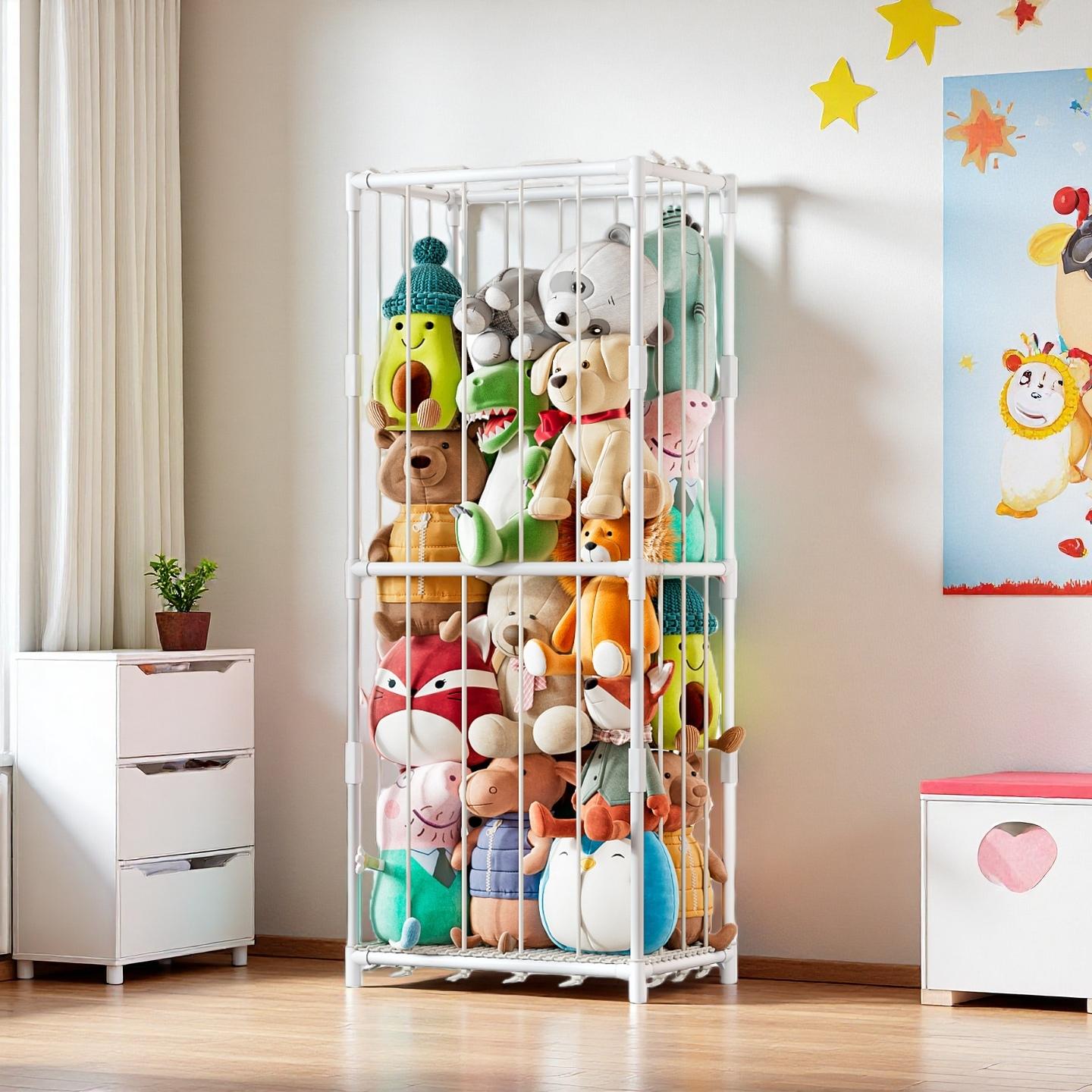 Vertical Stuffed Animal Storag - đánh giá và giá Kids' Toys