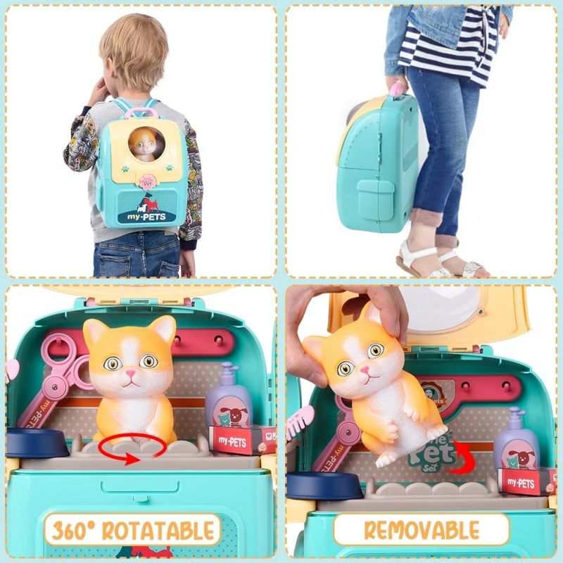 Pet Care Play Set Dog Grooming - đánh giá và giá Kids Toys Doctor Set