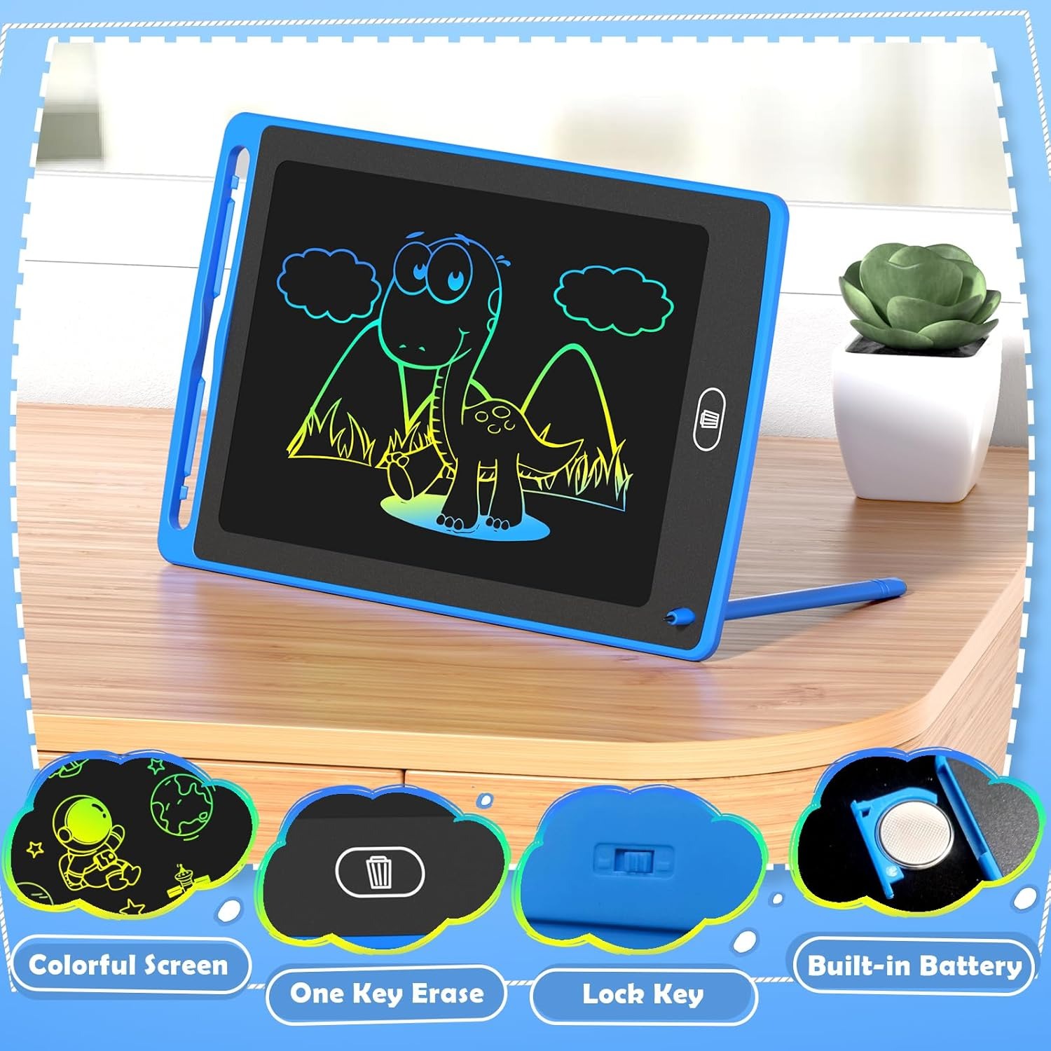 Pack LCD Writing Tablet for Ki - đánh giá và giá Kids Toys Learning