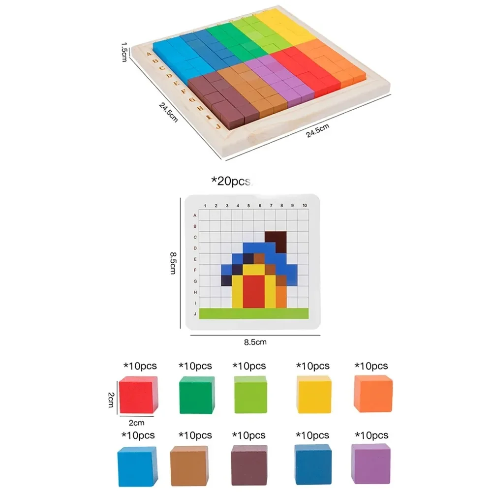 Montessori Color Counting Buil - đánh giá và giá Kids Toys Under $10