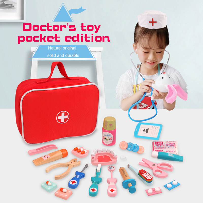 Pretend Play Doctor Toys Woode - đánh giá và giá Kids Toys Doctor Set