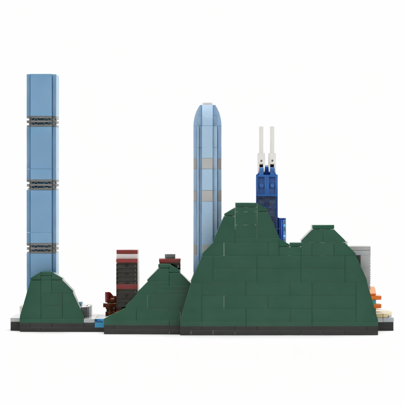667pcs MOC Hong Kong Skyline M - đánh giá và giá Kids Toys Hong Kong