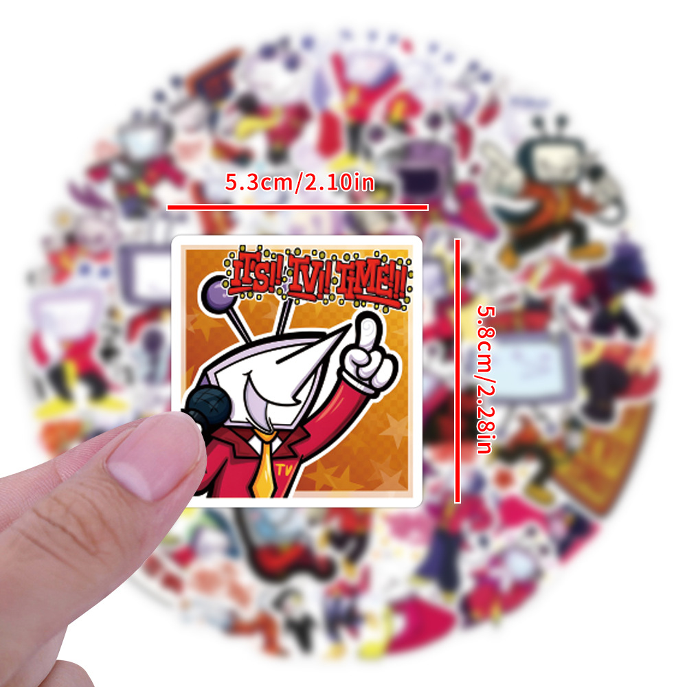 55PCS DELTARUNE Tenna Stickers - đánh giá và giá Kids Toys Cartoon Images
